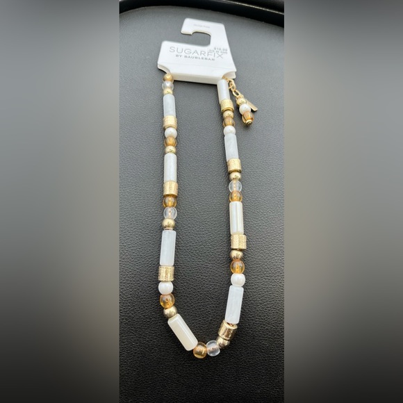 NWT! SUGARFIX by BaubleBar Beaded Statement Necklace - Picture 6 of 7